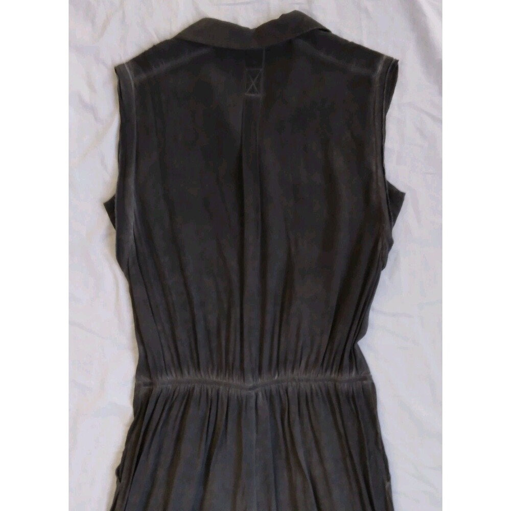 Soft Surroundings Camilla Jumpsuit Gray Wide Leg Boho Lagenlook Coastal Size S - Picture 11 of 16